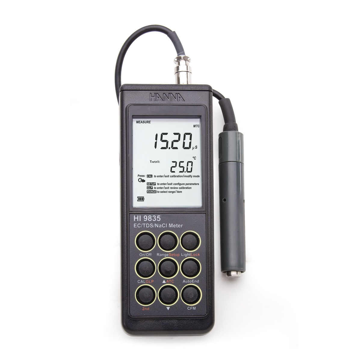 HI9835 кондуктометр HANNA INSTRUMENTS HI9835 по лучшей цене с доставкой - интернет-магазин Прогрессивные решения