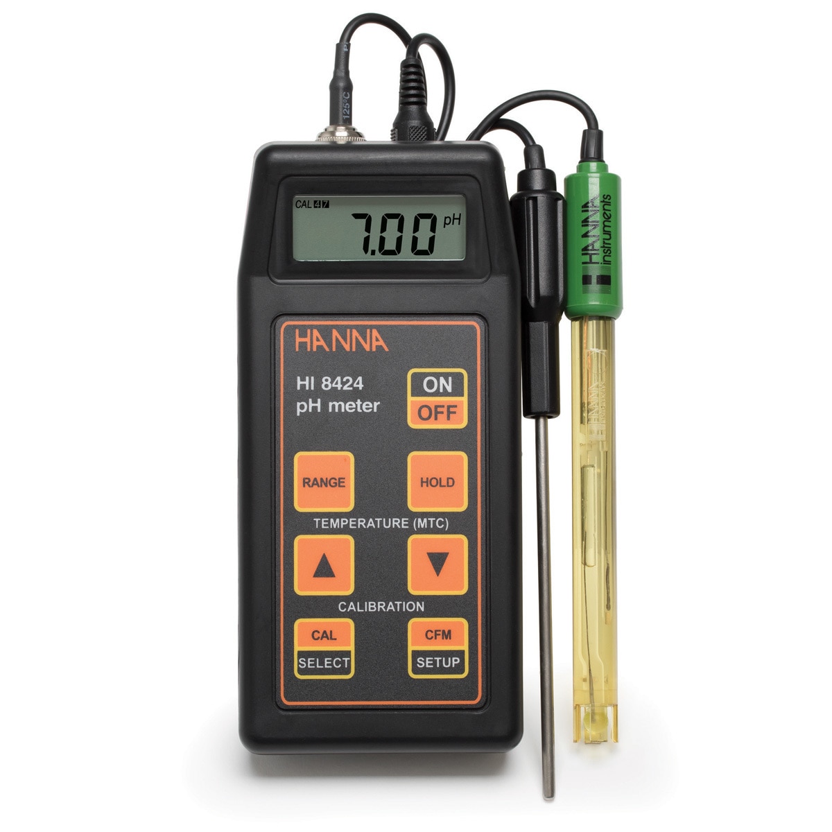 HI8424 рН/мВ-метр портативный HANNA INSTRUMENTS HI8424 по лучшей цене с доставкой - интернет-магазин Прогрессивные решения