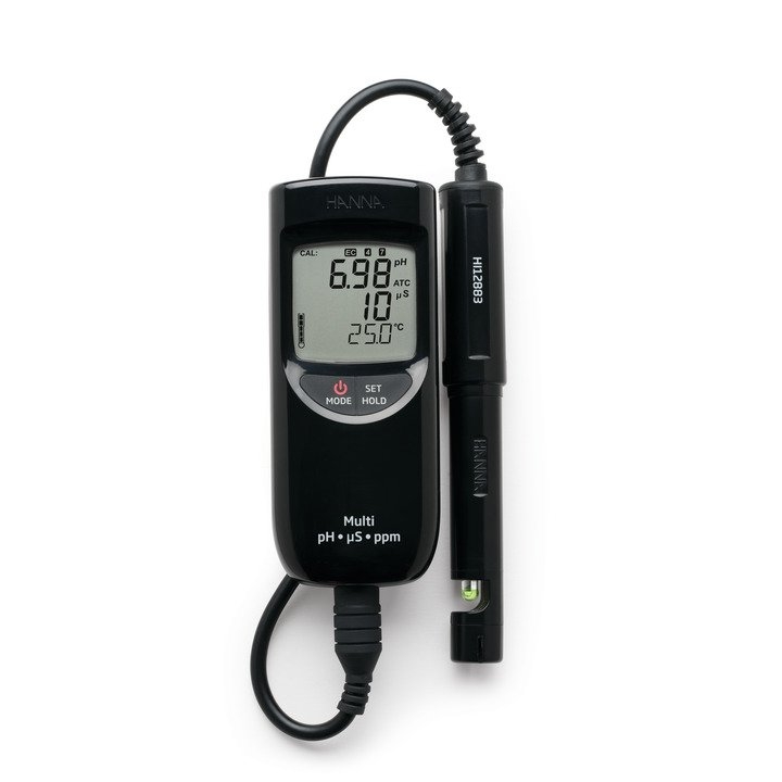 HI991300 портативный влагозащищенный рН/ЕС/TDS-метр HANNA INSTRUMENTS HI991300 по лучшей цене с доставкой - интернет-магазин Прогрессивные решения
