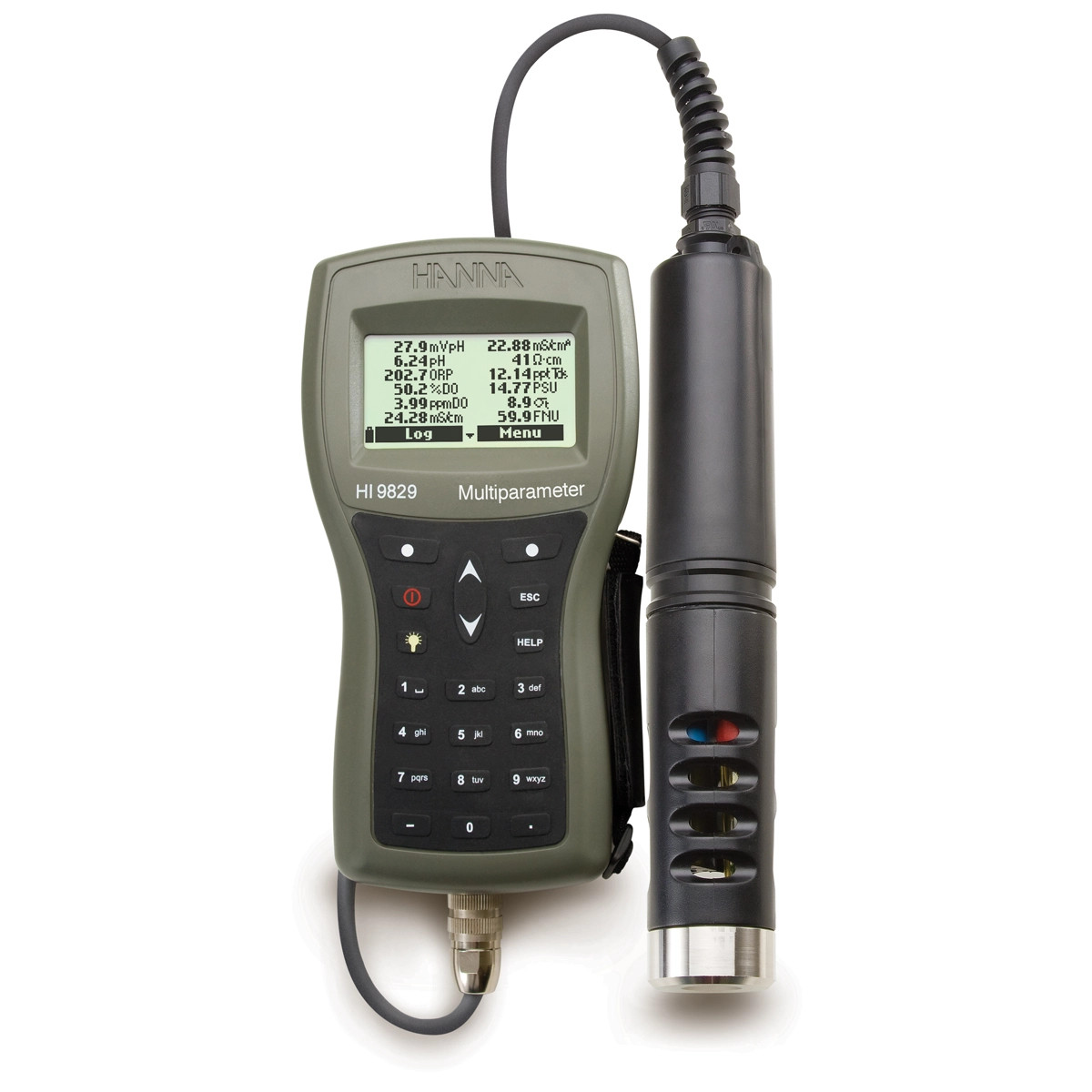 HI9829-11202 портативный анализатор воды, кабель 20 м, GPS HANNA INSTRUMENTS HI9829-11202 по лучшей цене с доставкой - интернет-магазин Прогрессивные решения