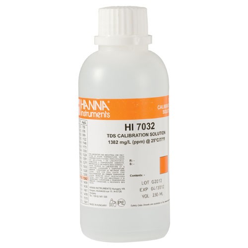 HI7032L раствор для калибровки 1382 мг/л, 500 мл HANNA INSTRUMENTS HI7032L по лучшей цене с доставкой - интернет-магазин Прогрессивные решения