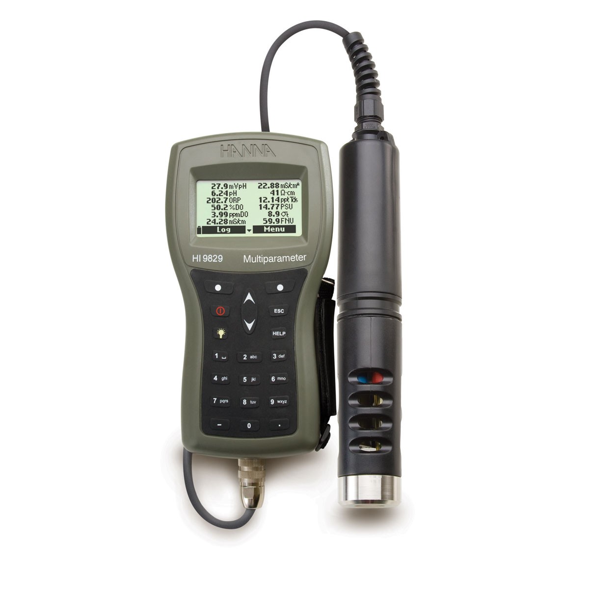 HI9829-11042 портативный многопараметровый анализатор воды HANNA INSTRUMENTS HI9829-11042 по лучшей цене с доставкой - интернет-магазин Прогрессивные решения