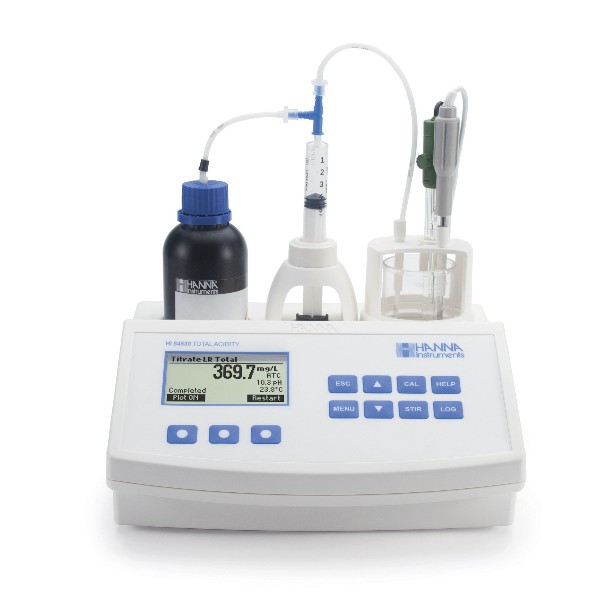 HI84530-02 мини титратор для измерения титруемой кислотности в воде HANNA INSTRUMENTS HI84530-02 по лучшей цене с доставкой - интернет-магазин Прогрессивные решения
