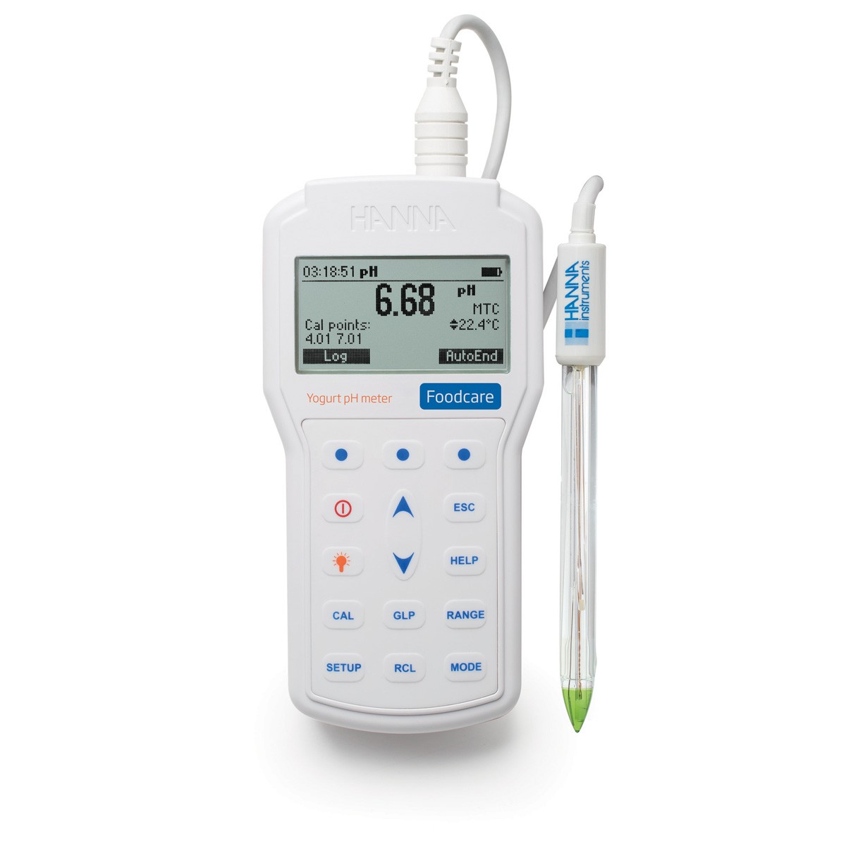 HI98164 портативный pH-метр для йогурта HANNA INSTRUMENTS HI98164 по лучшей цене с доставкой - интернет-магазин Прогрессивные решения