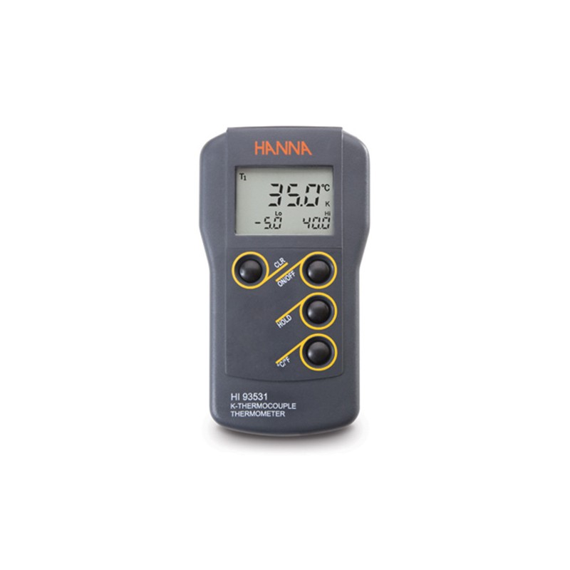 HI93531 портативный термометр с термопарой K-типа, разрешение 0,1С HANNA INSTRUMENTS HI93531 по лучшей цене с доставкой - интернет-магазин Прогрессивные решения