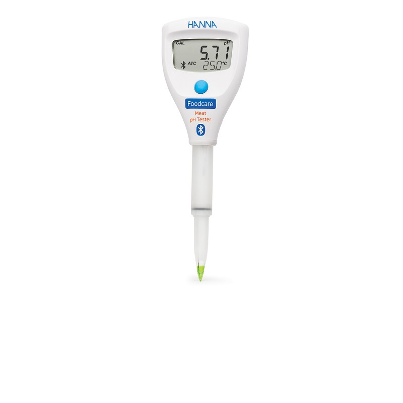 HI9810362 pH-тестер для мяса (с Bluetooth®) HANNA INSTRUMENTS HI9810362 по лучшей цене с доставкой - интернет-магазин Прогрессивные решения