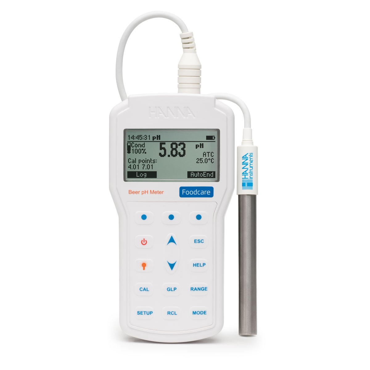 HI98167 Портативный рН-метр для пивной промышленности HANNA INSTRUMENTS HI98167 по лучшей цене с доставкой - интернет-магазин Прогрессивные решения