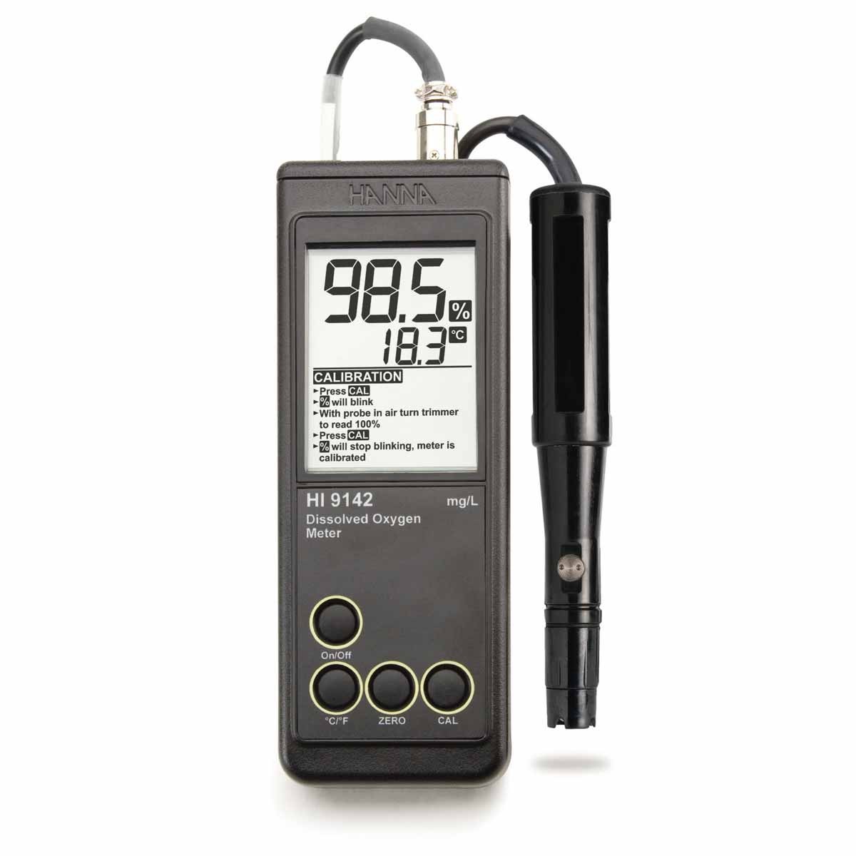 HI9142 портативный влагозащищенный оксиметр HANNA INSTRUMENTS HI9142 по лучшей цене с доставкой - интернет-магазин Прогрессивные решения