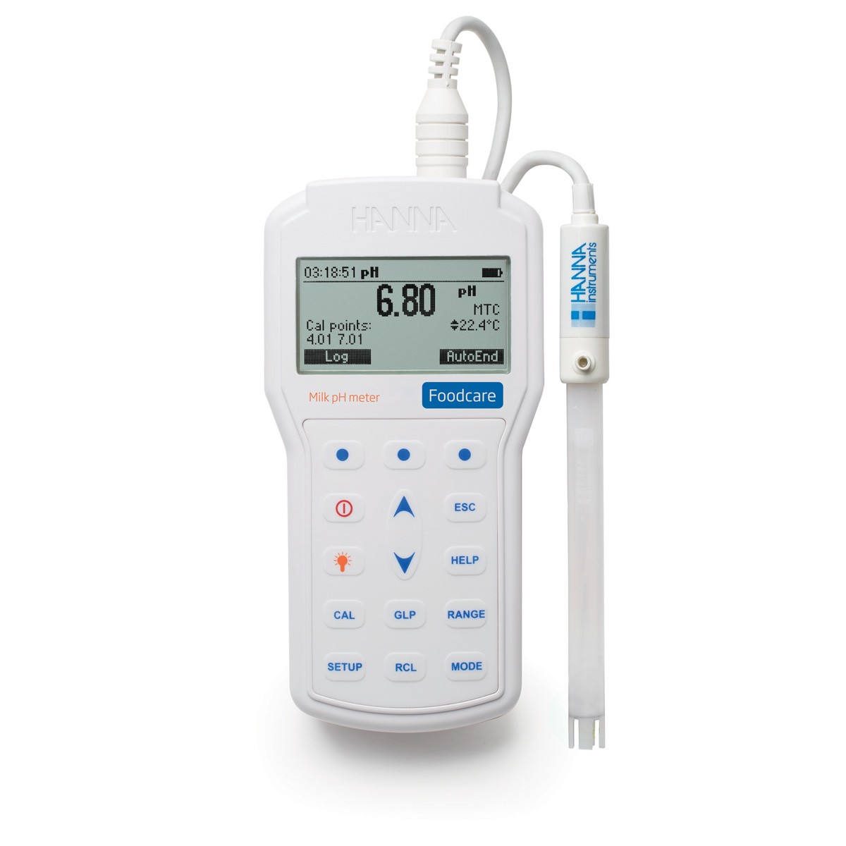 HI98162 портативный pH-метр для молока HANNA INSTRUMENTS HI98162 по лучшей цене с доставкой - интернет-магазин Прогрессивные решения