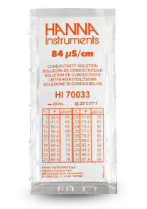 НЕ ИСПОЛЬЗОВАТЬ HI70033Р раствор для калибровки 84 мкСм/см, 25х20 мл HANNA INSTRUMENTS HI70033Р по лучшей цене с доставкой - интернет-магазин Прогрессивные решения