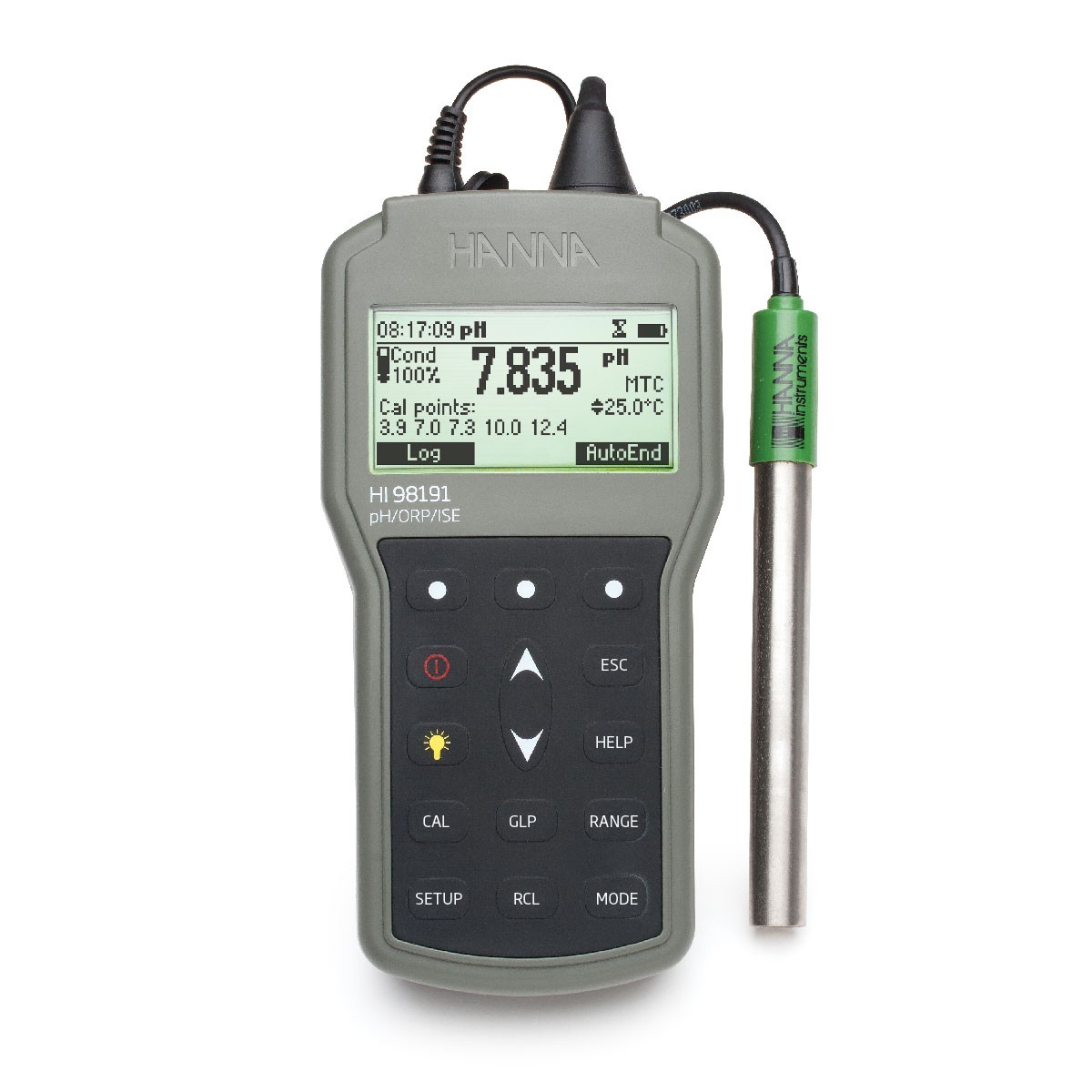 HI98191 портативный рН/иономер HANNA INSTRUMENTS HI98191 по лучшей цене с доставкой - интернет-магазин Прогрессивные решения