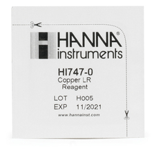 HI747-25 реагенты на медь, 0-999 мкг/л, 25 тестов HANNA INSTRUMENTS HI747-25 по лучшей цене с доставкой - интернет-магазин Прогрессивные решения