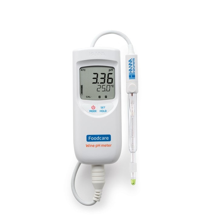 HI99111 pH-метр для виноградного сусла и сока HANNA INSTRUMENTS HI99111 по лучшей цене с доставкой - интернет-магазин Прогрессивные решения