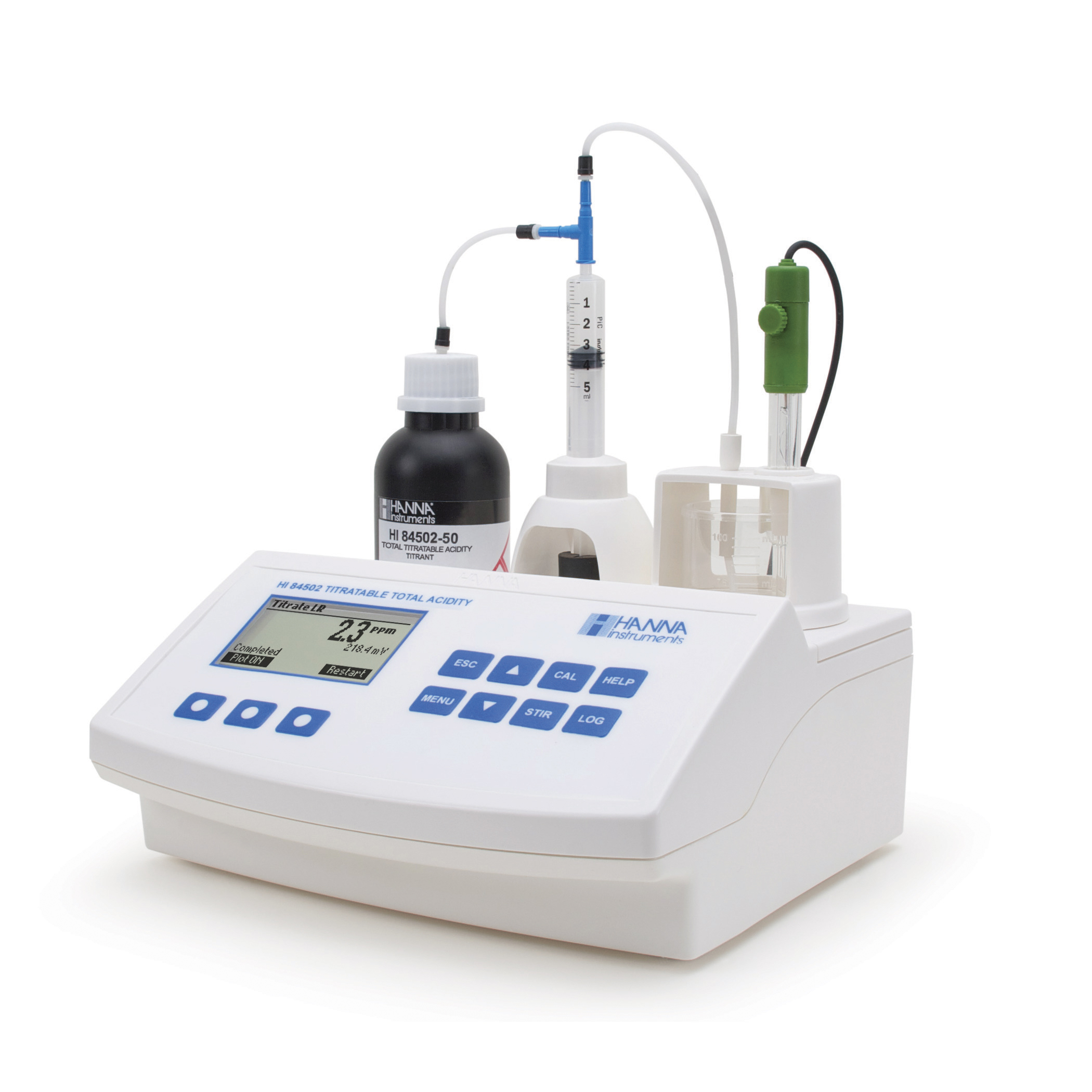 HI84502-02 мини титратор для измерения титруемой кислотности в вине HANNA INSTRUMENTS HI84502-02 по лучшей цене с доставкой - интернет-магазин Прогрессивные решения