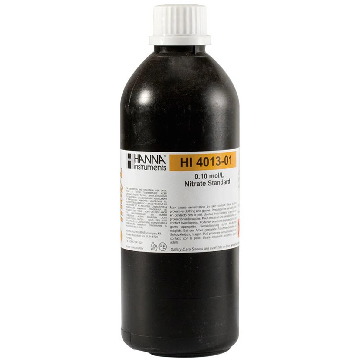 HI4013-01 стандартный раствор нитрата 0.1 М, 500 мл HANNA INSTRUMENTS HI4013-01 по лучшей цене с доставкой - интернет-магазин Прогрессивные решения
