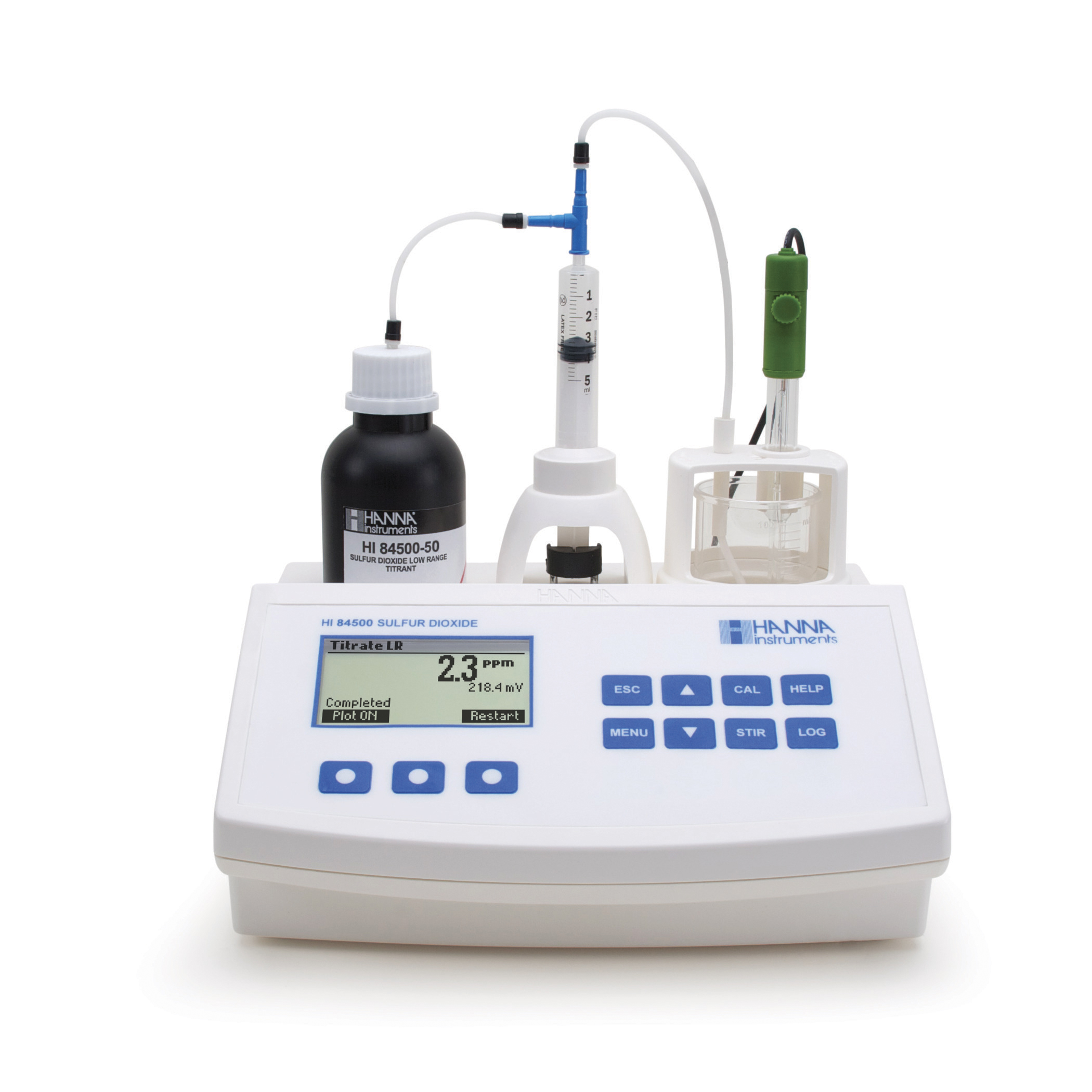 HI84500-02 мини титратор для измерения диоксида серы для вина HANNA INSTRUMENTS HI84500-02 по лучшей цене с доставкой - интернет-магазин Прогрессивные решения