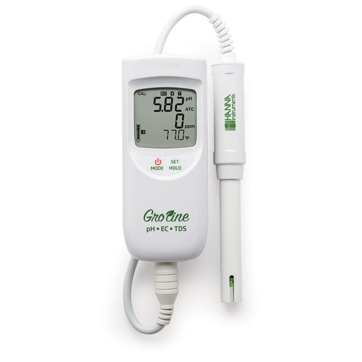 HI9814 Groline влагозащищенный pH/EC/TDS-тестер для гидропоники HANNA INSTRUMENTS HI9814 по лучшей цене с доставкой - интернет-магазин Прогрессивные решения