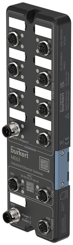 ME63 Шлюз Industrial Ethernet с защитой IP65/IP67/IP69K BURKERT ME63 по лучшей цене с доставкой - интернет-магазин Прогрессивные решения