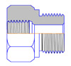 H-MFAD-12ED-6G Резьбовой фитинг Hy-Lok H-MFAD-12ED-6G по лучшей цене с доставкой - интернет-магазин Прогрессивные решения