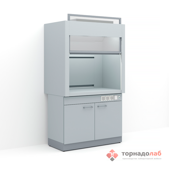 Купить Шкаф вытяжной лабораторный Дельта-ШВ-201/2КГО (С раковиной и краном) ТорнадоЛаб по лучшей цене с доставкой - интернет-магазин Прогрессивные решения