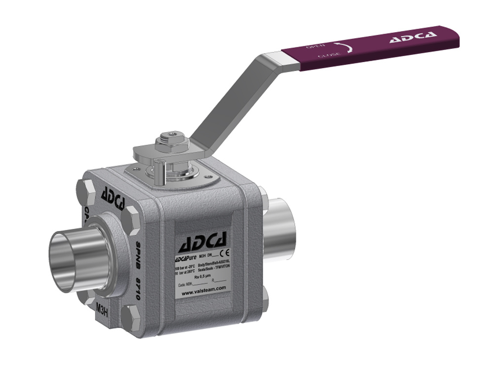 M3H /1/2" - 2" / ASME BPE Краны шаровые полнопроходные литые ADCA M3H /1/2" - 2" / ASME BPE по лучшей цене с доставкой - интернет-магазин Прогрессивные решения