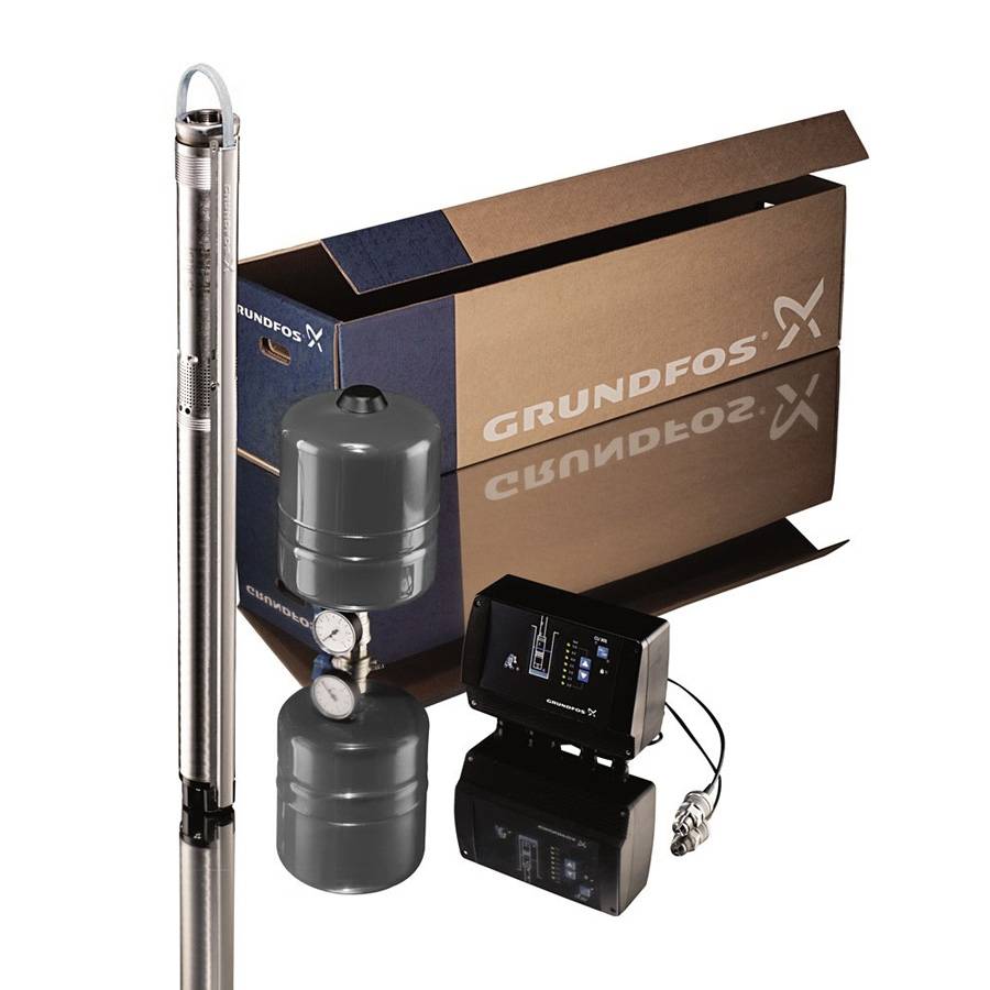 Скважинный насос Grundfos SQE 2-55 комплект Грундфос  по лучшей цене с доставкой - интернет-магазин Прогрессивные решения