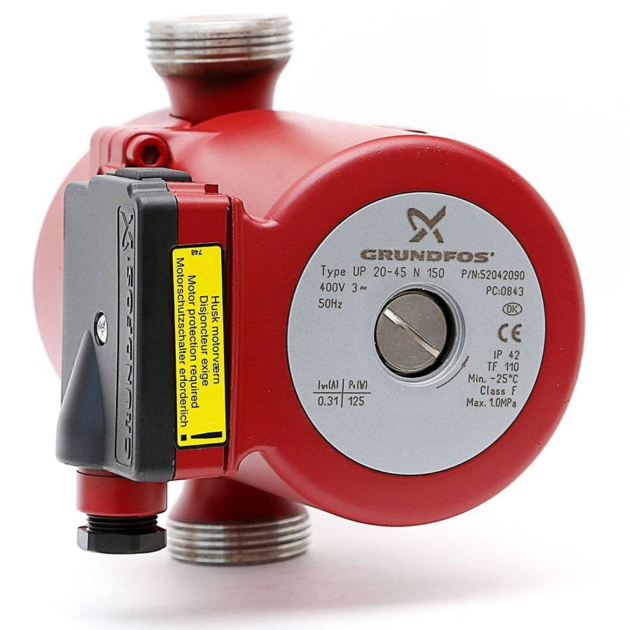 Циркуляционный насос Grundfos UP 20-45 N Грундфос  по лучшей цене с доставкой - интернет-магазин Прогрессивные решения