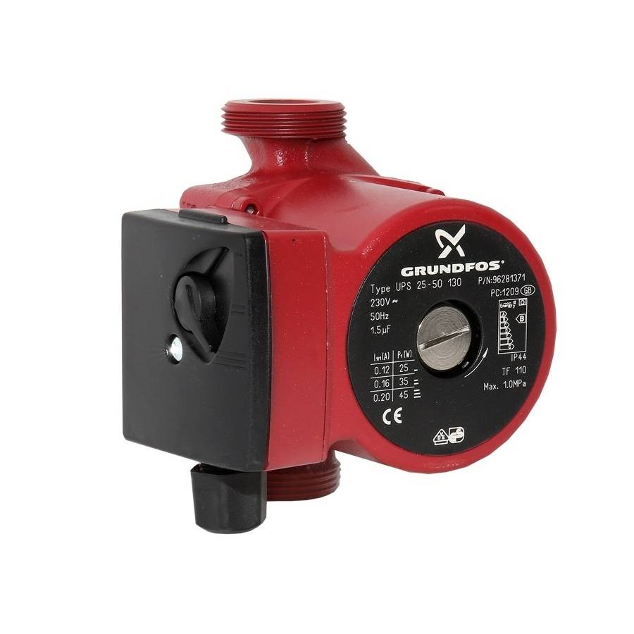 Циркуляционный насос Grundfos UPS 25-50 130 Грундфос  по лучшей цене с доставкой - интернет-магазин Прогрессивные решения