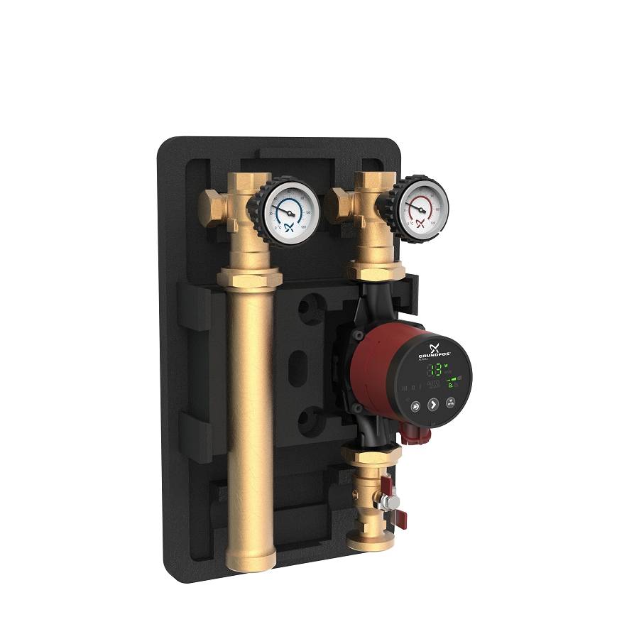 Насосная группа Grundfos HEATMIX D25 ALPHA2 80 Грундфос  по лучшей цене с доставкой - интернет-магазин Прогрессивные решения