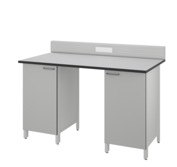 Стол для хроматографа с двумя одинарными тумбами ЛАБ-PRO СХ-Т2 150.80.90/105 LA ЛОиП  по лучшей цене с доставкой - интернет-магазин Прогрессивные решения