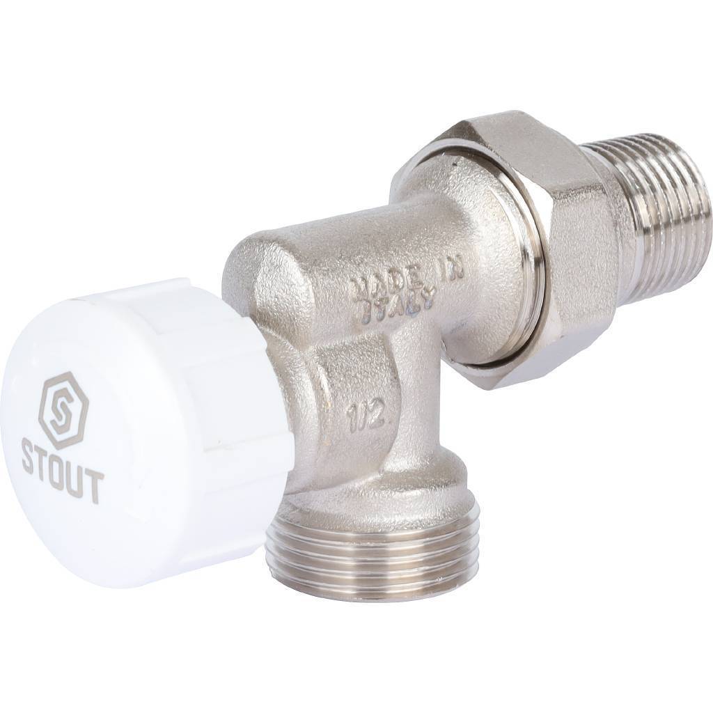 STOUT Клапан термостатический осевой, 1/2" х 3/4"ЕК STOUT SVT-0005-100015 по лучшей цене с доставкой - интернет-магазин Прогрессивные решения