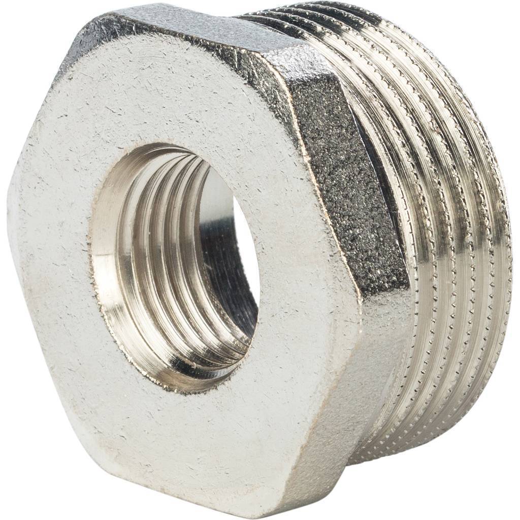 Купить SFT-0029-000212 STOUT  Футорка никелированная 2"X1/2" STOUT по лучшей цене с доставкой - интернет-магазин Прогрессивные решения