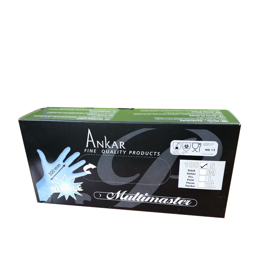 Перчатки нитриловые «ANKAR® - Multimaster» размер XL, 100 шт. (упаковка-100 шт.) Прогрессивные решения 0205.018 по лучшей цене с доставкой - интернет-магазин Прогрессивные решения