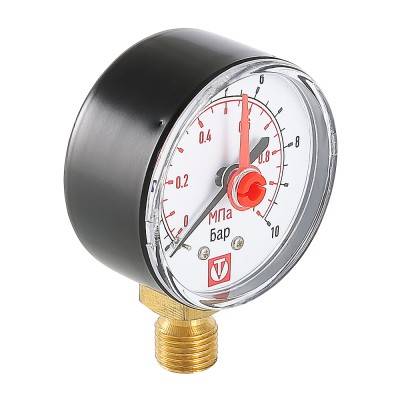 Манометр с нижним подключением VT.TM50.D VALTEC  по лучшей цене с доставкой - интернет-магазин Прогрессивные решения