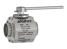 M3HP / DN65 - 100 / DIN Краны шаровые полнопроходные из нержавеющей стали ADCA M3HP / DN65 - 100 / DIN по лучшей цене с доставкой - интернет-магазин Прогрессивные решения